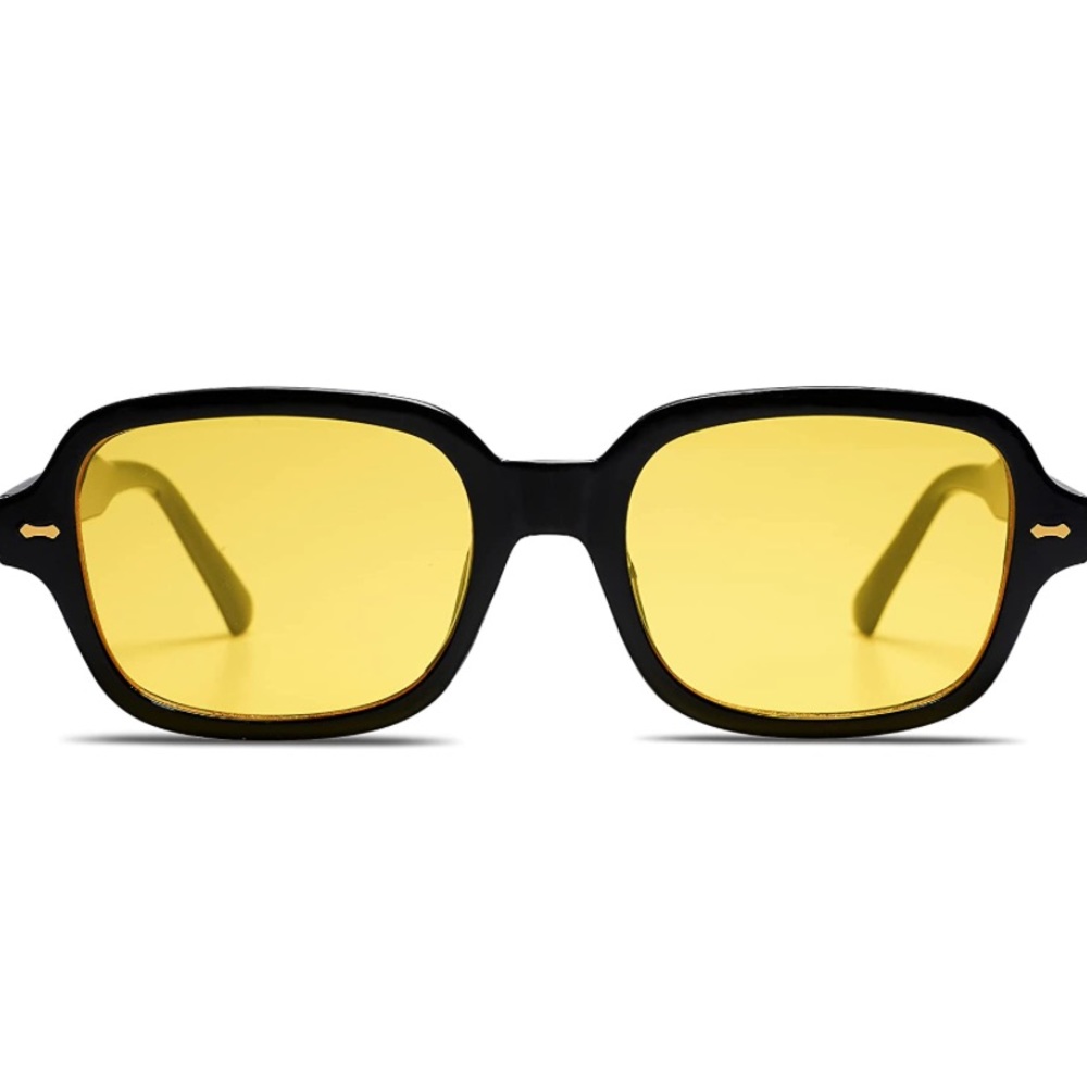 Trendy yellow sunglasses New in Box
